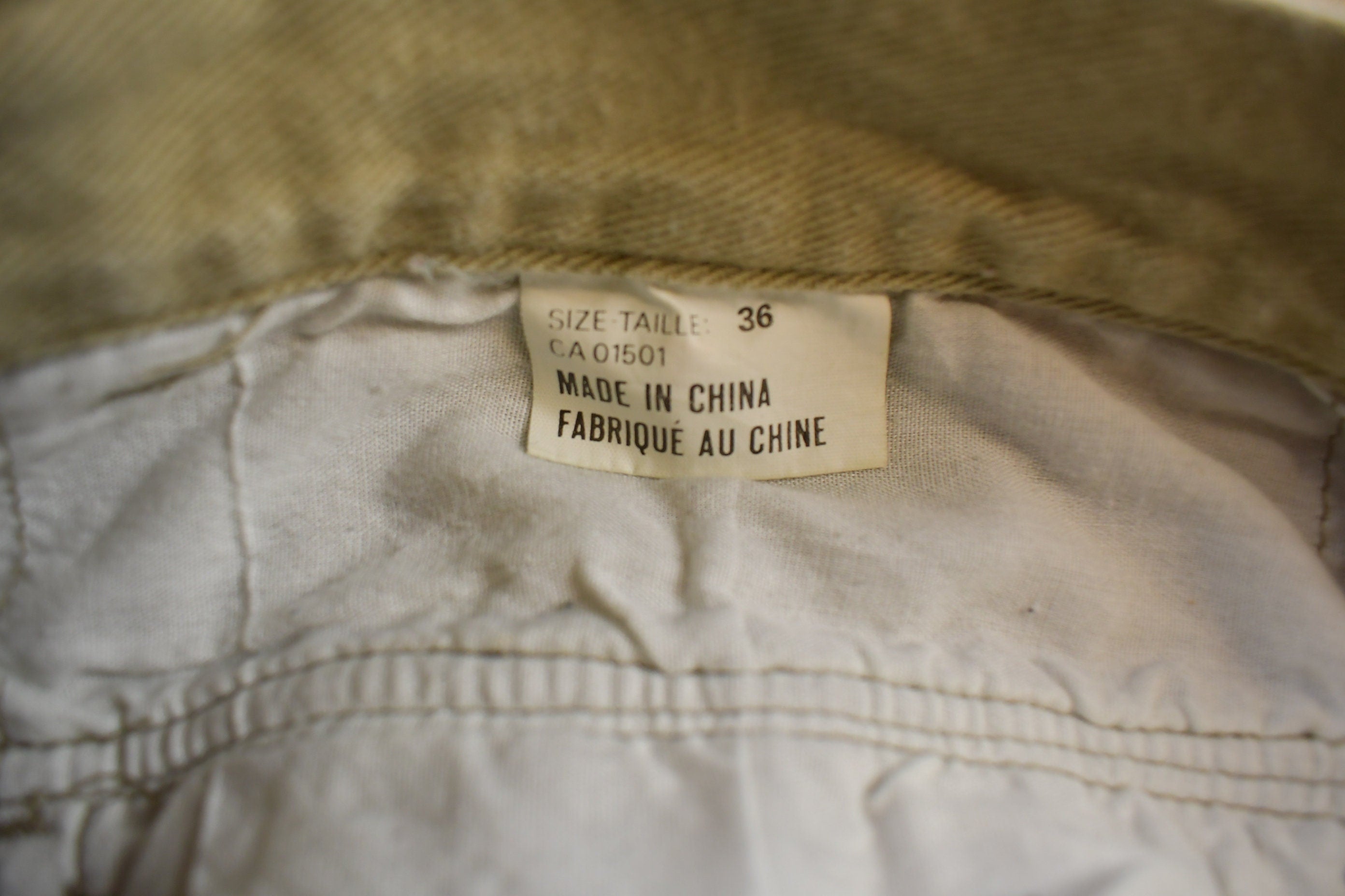 Vintage 1980s 'YES' Khaki Pants