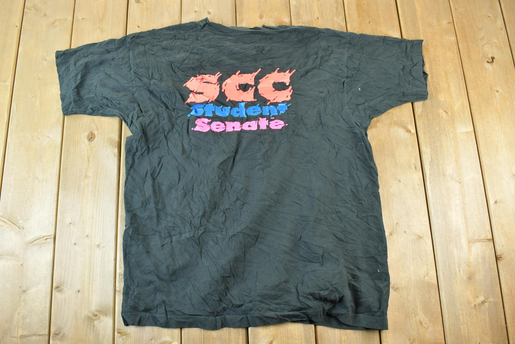 Vintage 1990s SCC Student Senate Single Stitch T-Shirt