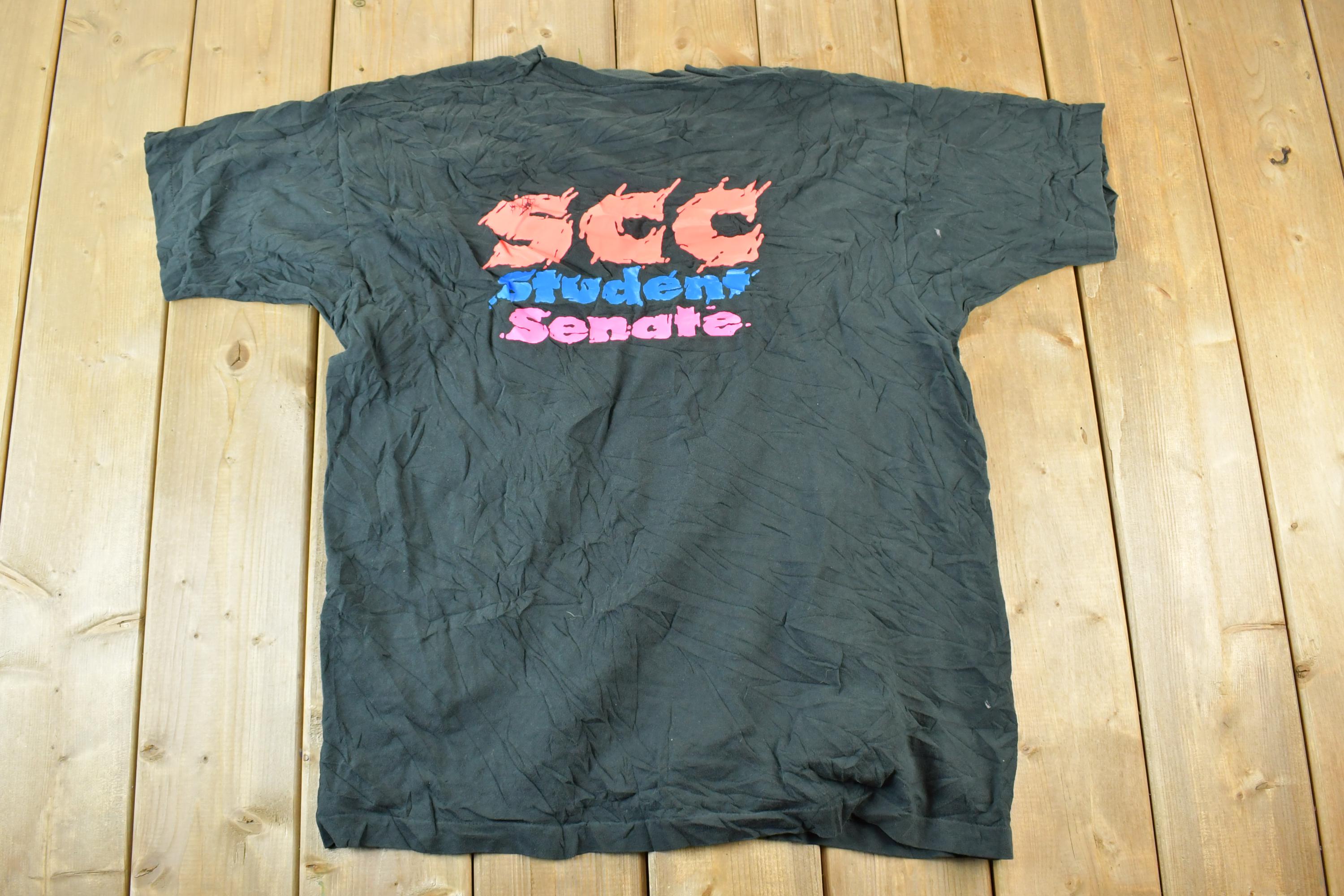 Vintage 1990s SCC Student Senate Single Stitch T-Shirt