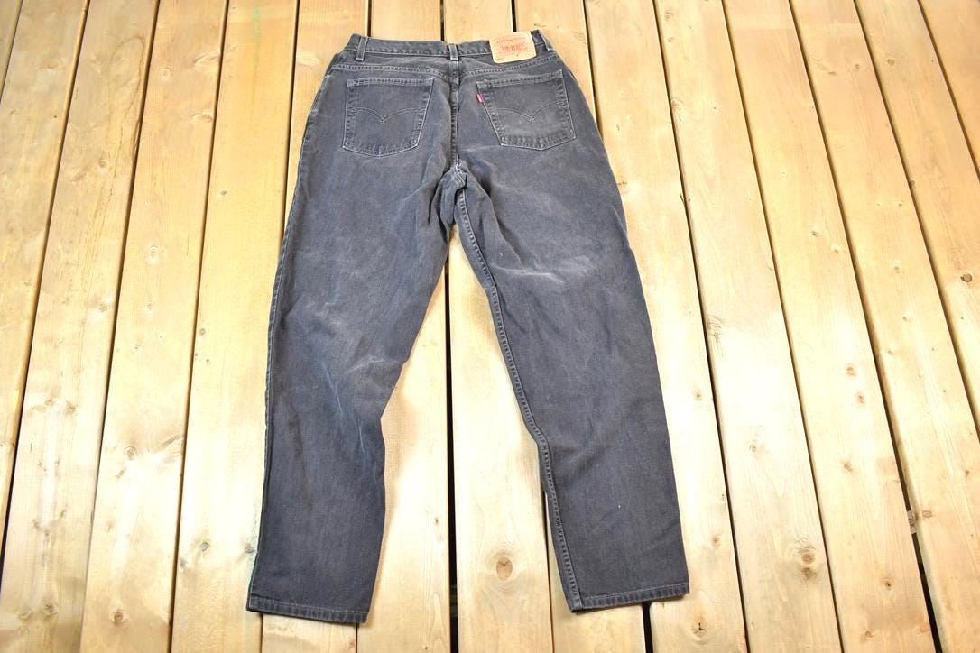 Vintage 1990s Levi Strauss 550 Red Tab Denim Jeans Size 30 x 30