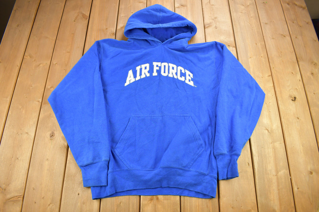 Vintage 1990s Air Force Embroidered Steve's & Barry Hoodie