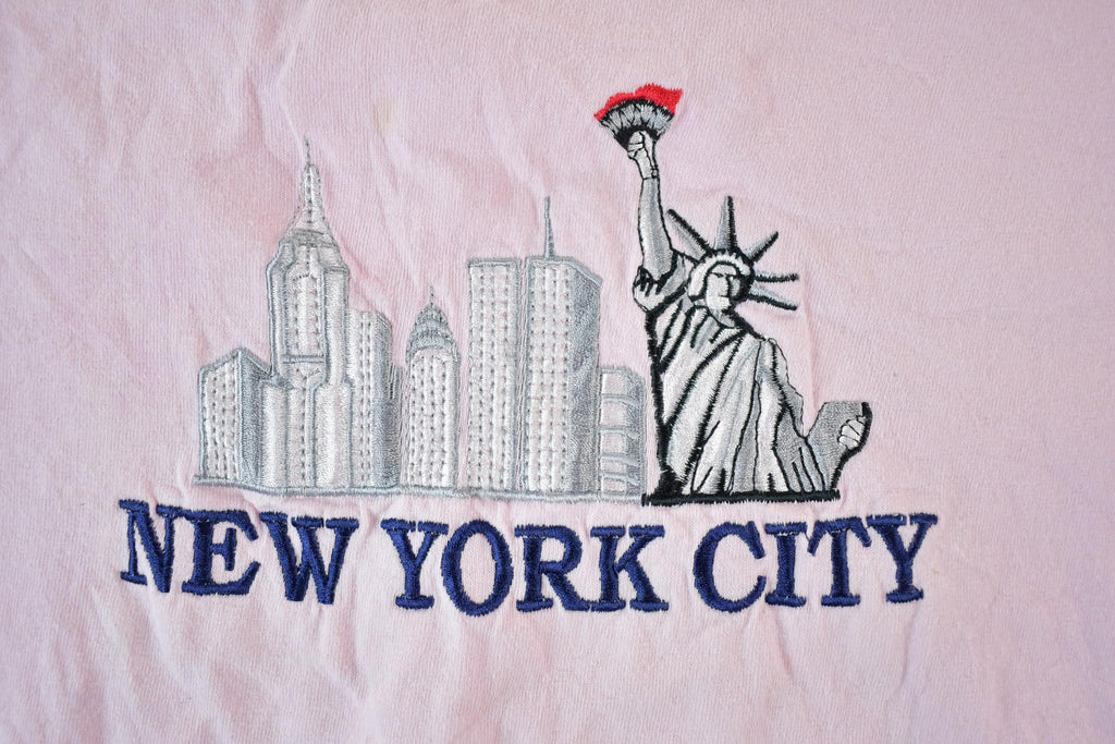 Vintage 1990s New York City Souvenir Twin Towers T-Shirt Men's L