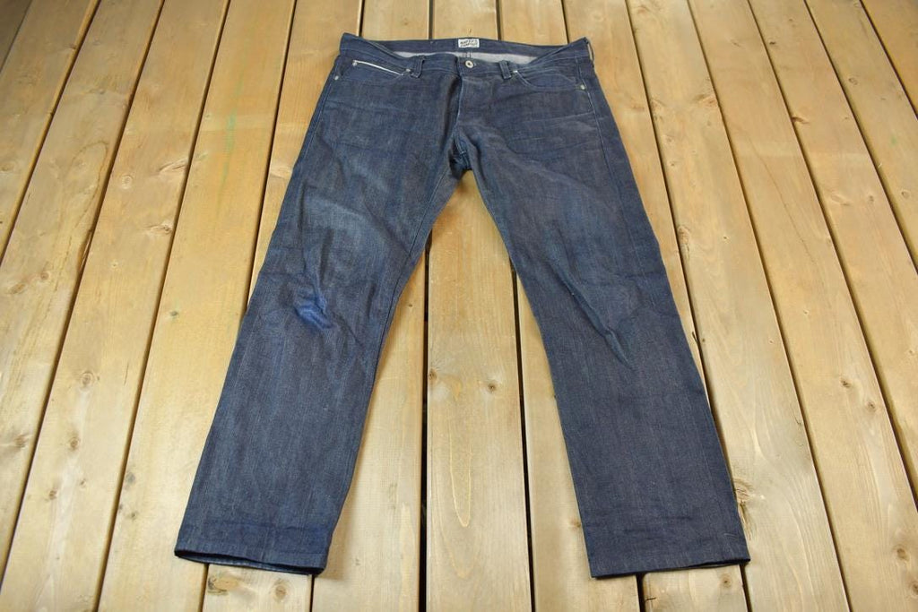 Vintage 2000s Naked & Famous Low Waisted Denim Jeans Size 38 x 31