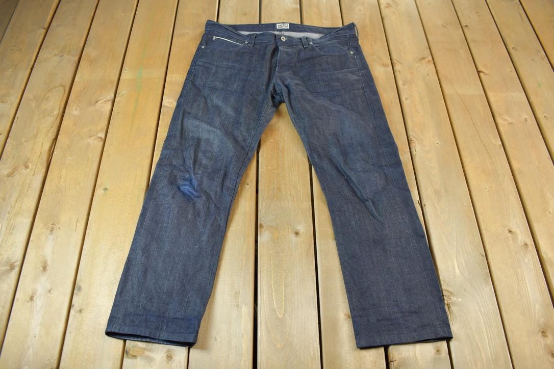 Vintage 2000s Naked & Famous Low Waisted Denim Jeans Size 38 x 31
