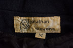 Vintage 1980s G4000 Wool And Leather Johnathan Stevens Western Fringe Jacket