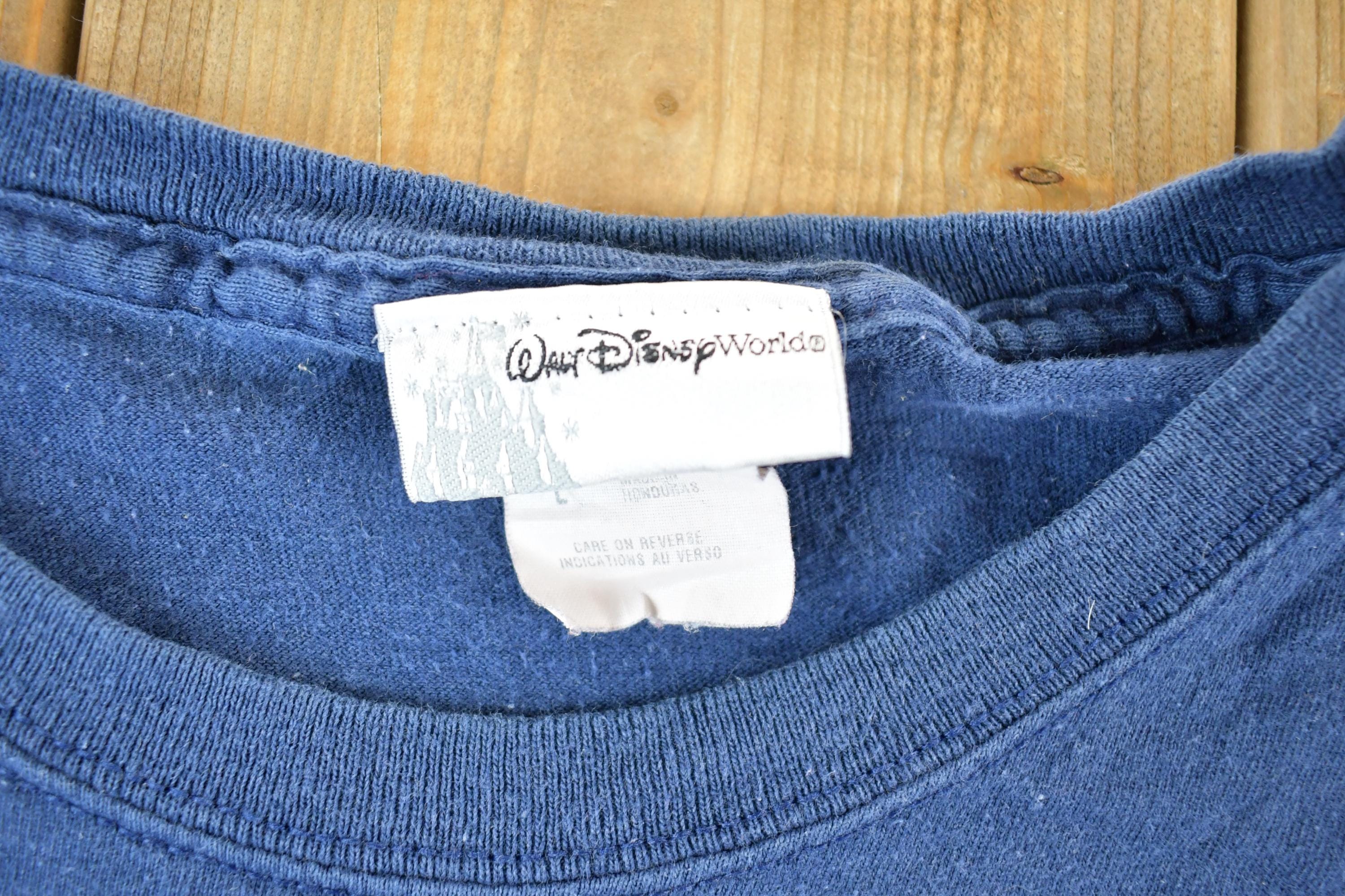 Vintage 1990s Walt Disney World Front And Back Disney Cartoon Promo T-Shirt Mens L