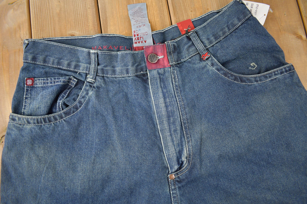 Vintage Y2K Deadstock Makaveli Hip Hop Jeans Size 38 x 34 NWT