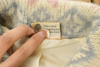 Vintage 1980s Samband of Iceland Knit Wool Sweater Jacket Women's Small