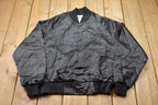 Vintage 1990s Satin Bomber Jacket