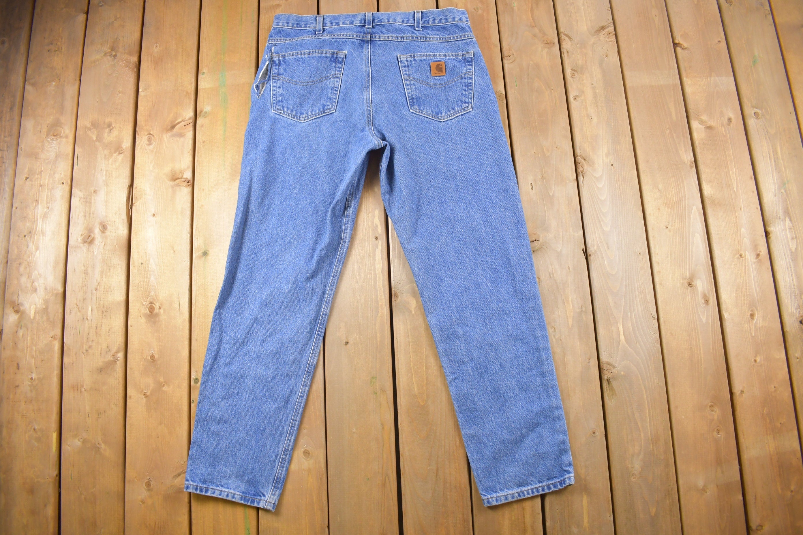 Vintage 1990s Carhartt Distressed Jeans Size 36 x 32