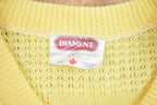 Vintage Diament Knitted V-Neck Sweater