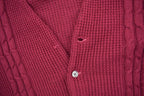 Vintage 1960s The Loft Wool Knit Cardigan Sweater