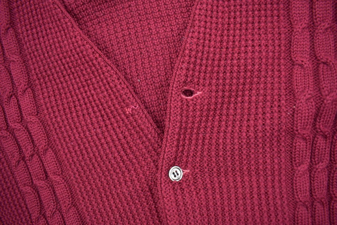 Vintage 1960s The Loft Wool Knit Cardigan Sweater