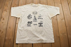 Vintage 1996 Huron Playhouse Band Tour Graphic T Shirt