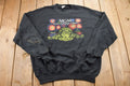 Vintage 1990s MGM Metro Goldwyn Mayer Trademark Crewneck Sweatshirt / 90s Crewneck / Made In USA / Metro Goldwyn Mayer