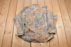 Vintage 1990s Oakdale Outdoors Real Tree Camo Button Up Shirt