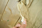 Vintage 1977 Army Military Button Up Shirt Men's Large