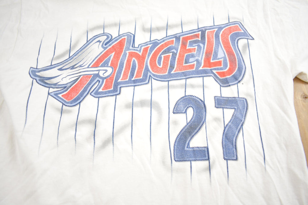 Vintage 1998 MLB Baseball Anaheim Angels Starter Graphic T-Shirt Made In USA