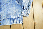Vintage 1990s Acid Wash Denim Jean Jacket Women's M / Denim Jacket / Streetwear / Boho Hippie