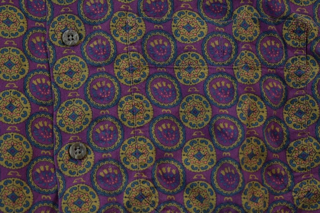 Vintage 1990s Alexander Julian Botton Up Graphic Shirt