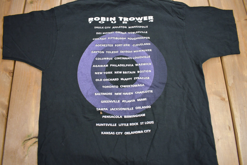 Vintage 1994 Robin Trower 20th Century Blues Tour T-shirt
