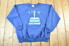 Vintage 1980s Penmans Team Brownie Crewneck Sweatshirt Mens XL