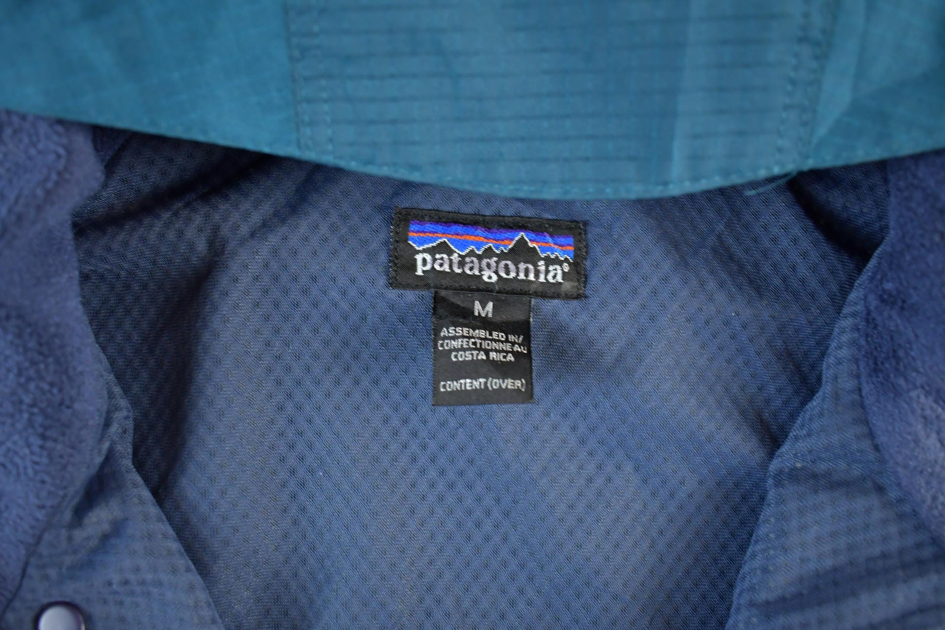 Vintage 90s Patagonia Hooded Jacket: Lightweight Full Zip, Men's Medium