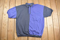 Vintage 1990's Short Sleeve Collared Porshca Sweatshirt