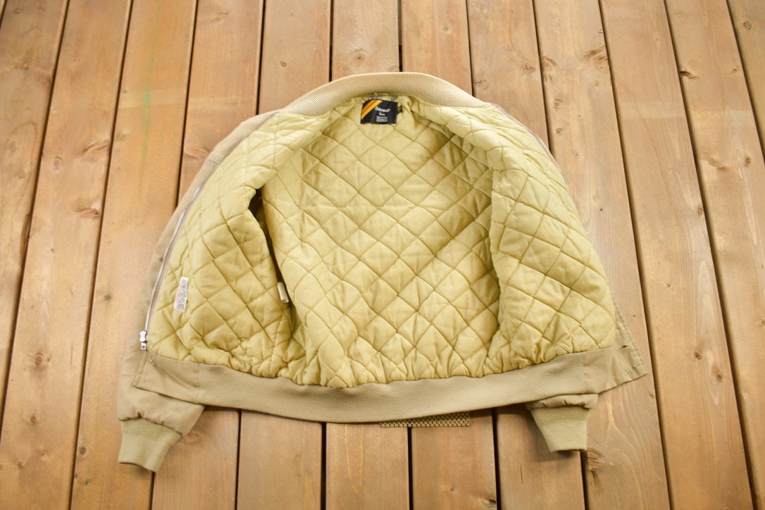 Vintage 1970s Satin Bomber Jacket