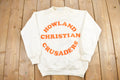 Vintage 1980s Howland Christian Crusaders Crewneck Sweatshirt