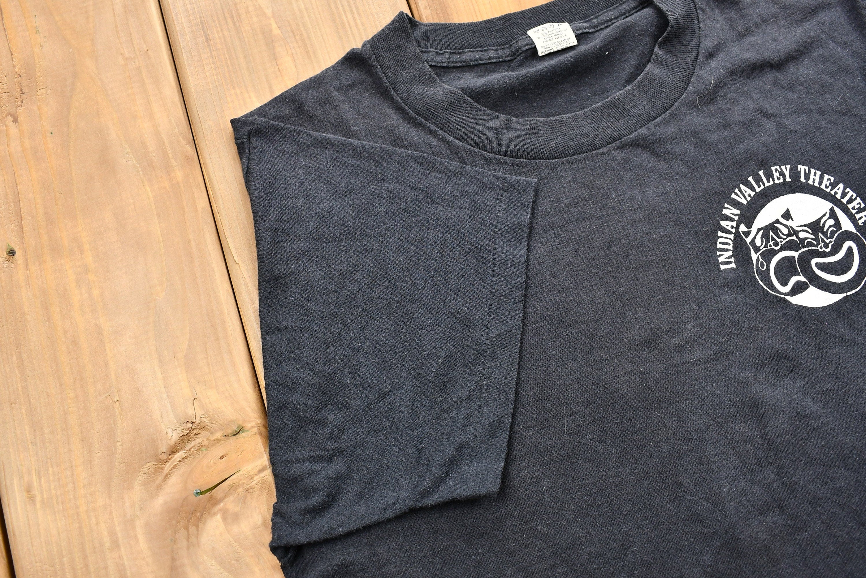 Vintage 1980s Indian Valley Theatre Group Drama T-Shirt