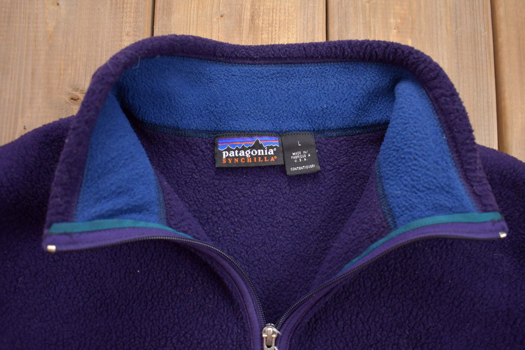 Vintage 1996 Patagonia Synchilla Full Zip Fleece Sweater Vest