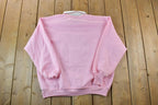 Vintage 1990s Cute Floral Collared Crewneck Sweater