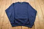 Vintage 1990s Fruit Of The Loom Blank Raglan Crewneck Sweatshirt