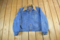 Vintage 1980s Wrangler Western Wear Blanket Lined Denim Jean Jacket Men's 44