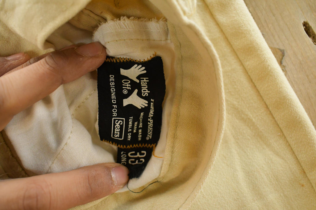 Vintage 1970s Sears Flared Pants Size 30 x 31