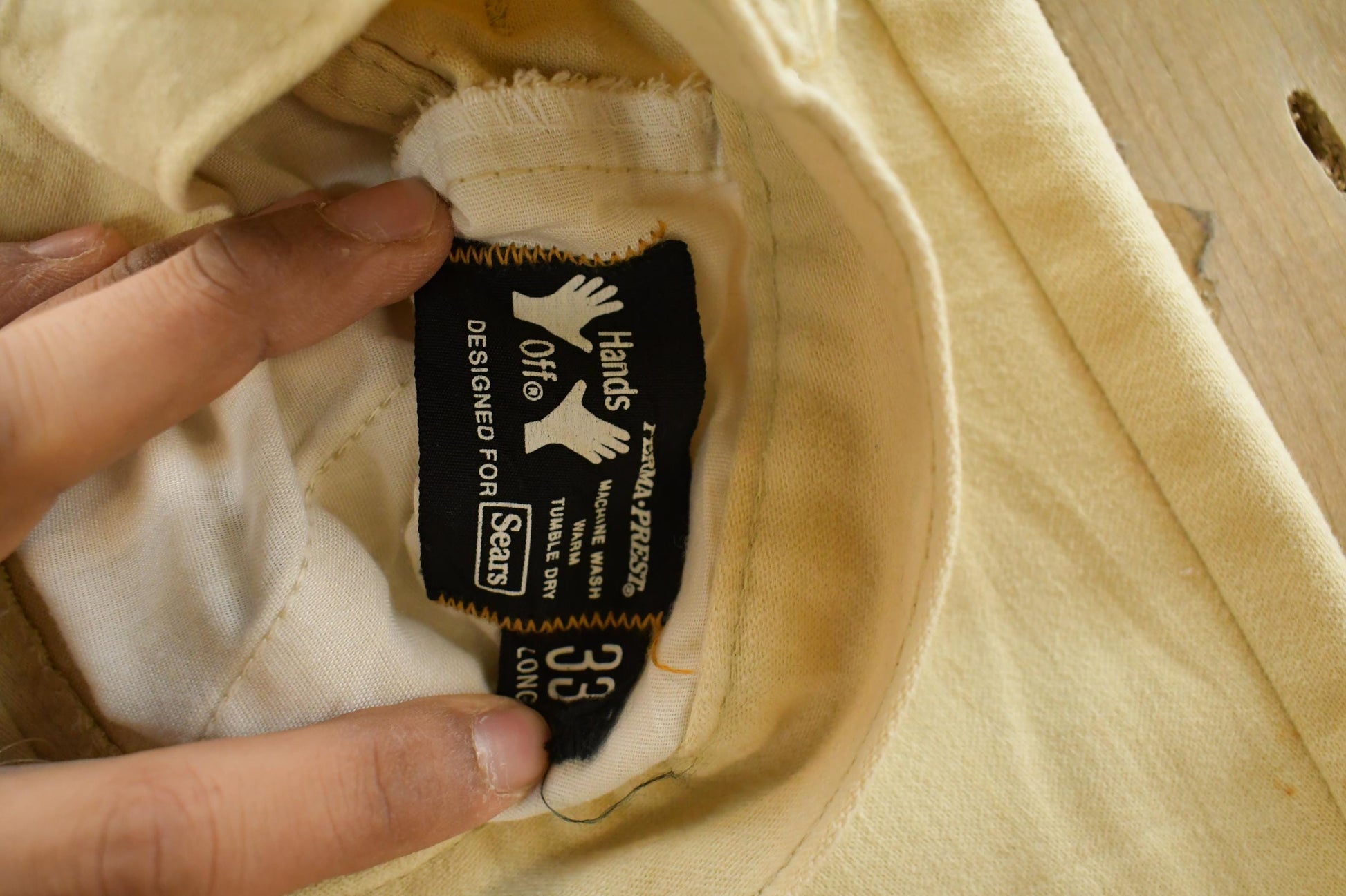 Vintage 1970s Sears Flared Pants Size 30 x 31