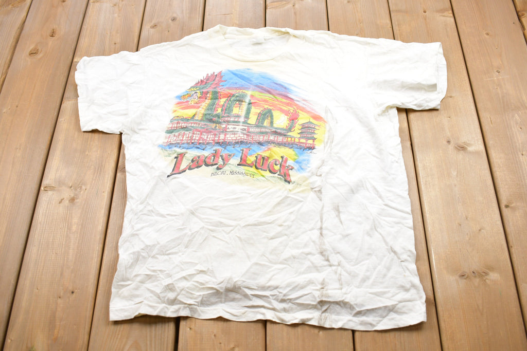 Vintage 1990s Lady Luck Missouri Graphic T-Shirt