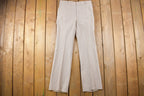 Vintage 1990's Simple Beige Brown Trousers Size 32 x 33