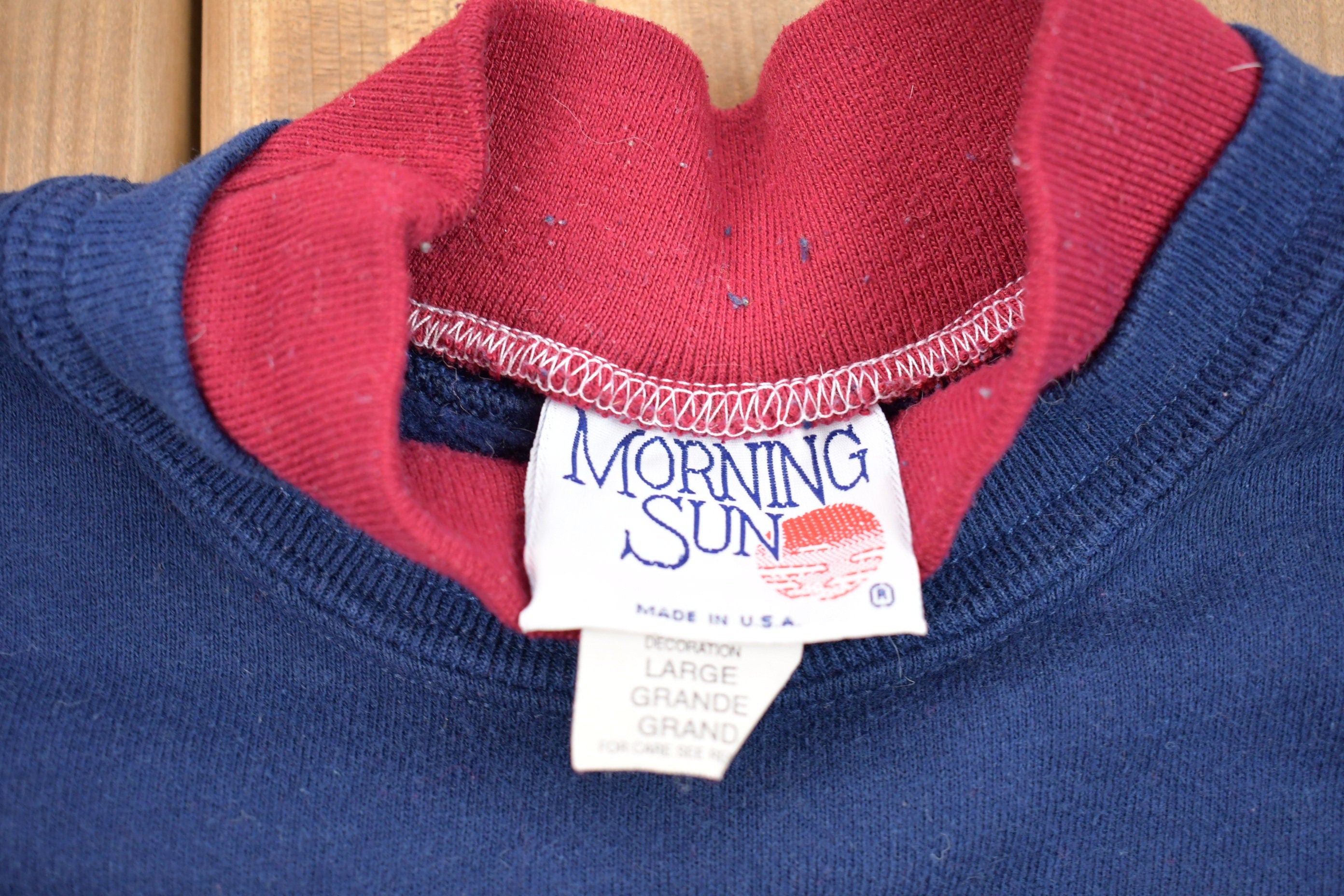 Vintage 1990s Morning Sun Cute Kitten Made In USA Crewneck / 90s Crewneck / Animals / Vintage Sweatshirt / American Streetwear / Pullover