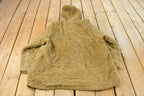 Vintage 1960s Land n Lakes Faux Fur Quarter Zip Jacket Men's Large