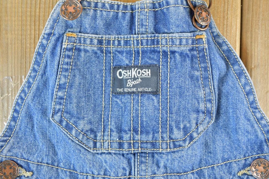 Vintage 1990s Osh Kosh Denim Overall Youth Jeans Size 12 months