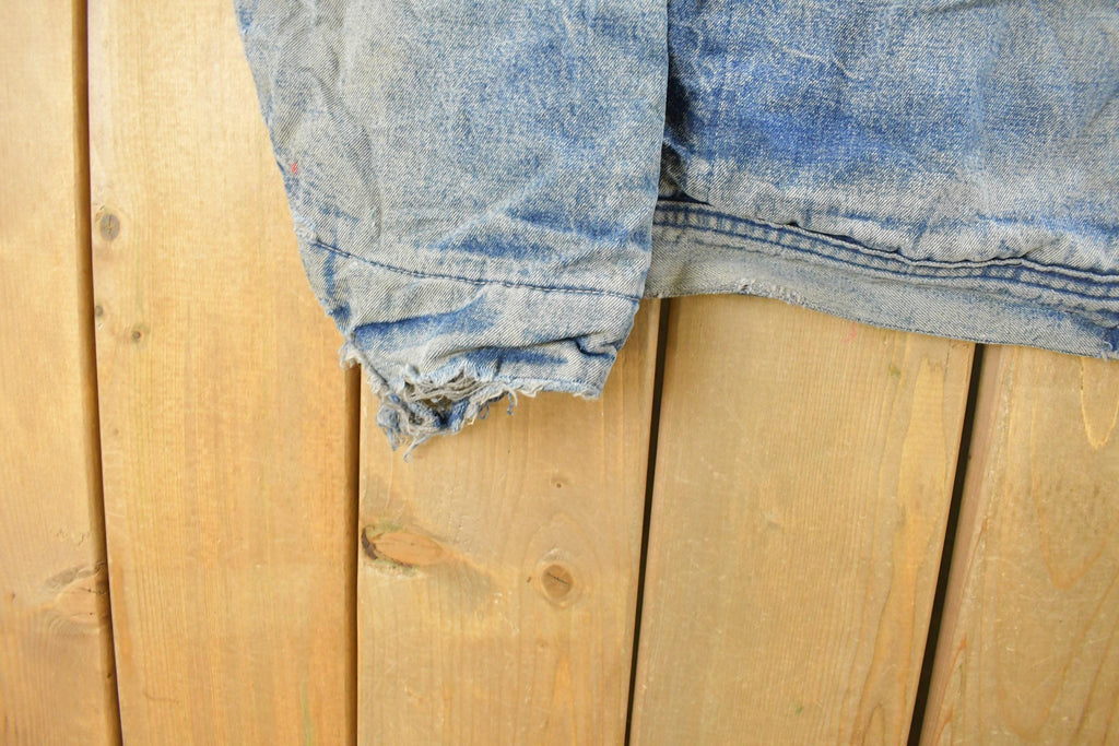 Vintage 1980s Osh Kosh B'Gosh Denim Full Zip Jacket Men's L