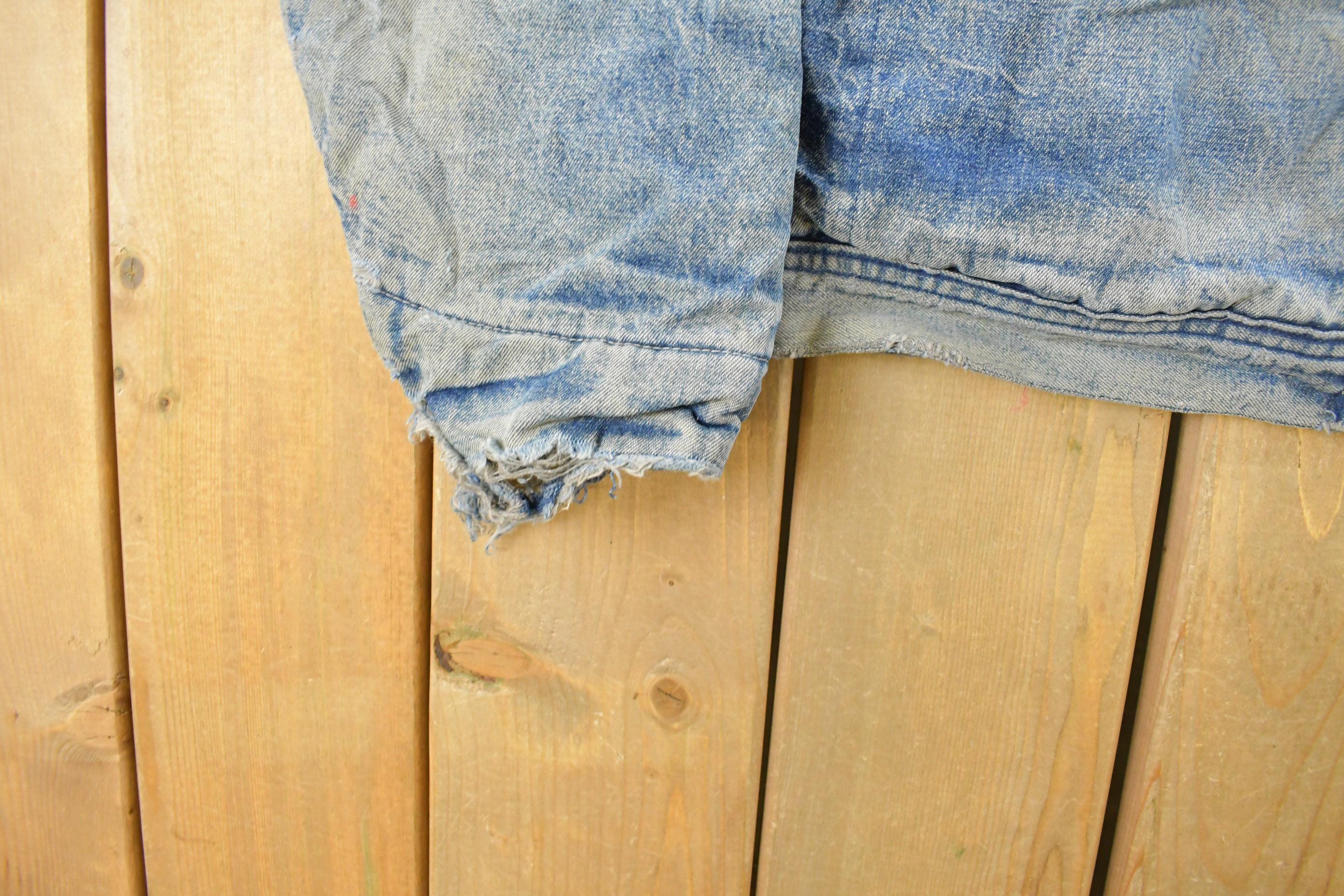 Vintage 1980s Osh Kosh B'Gosh Denim Full Zip Jacket Men's L