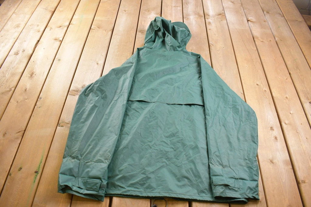 Vintage 1970s LL Bean Hooded Raincoat