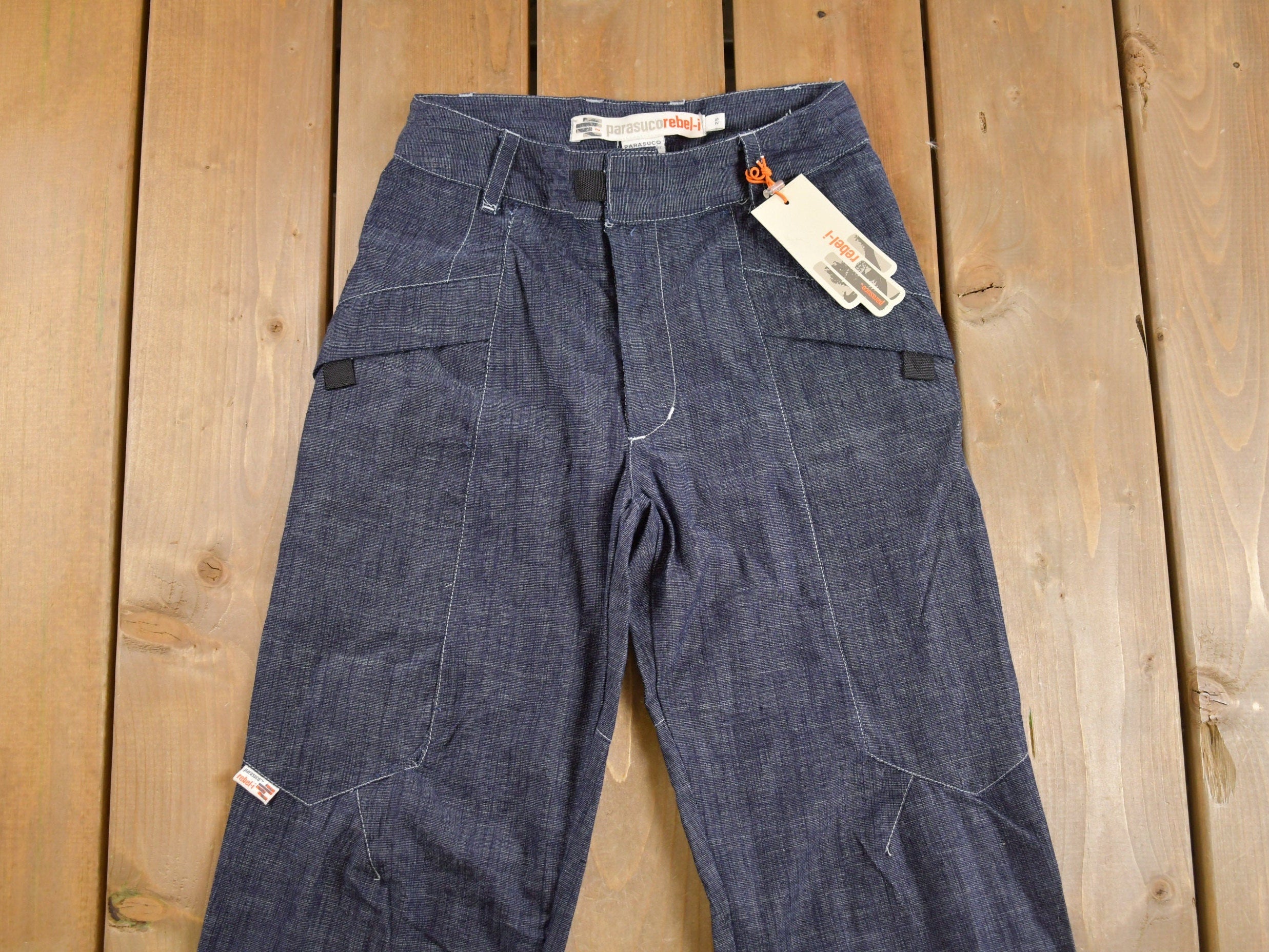 Vintage Deadstock 1997 Parasuco Flared Lowrise Y2K Style Jeans