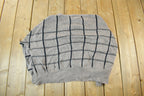 Vintage 1990s Knit Crewneck Sweater Adult L Cropped