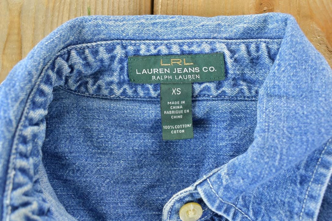 Vintage 1990s Lauren Jeans Co Denim Button Up Shirt