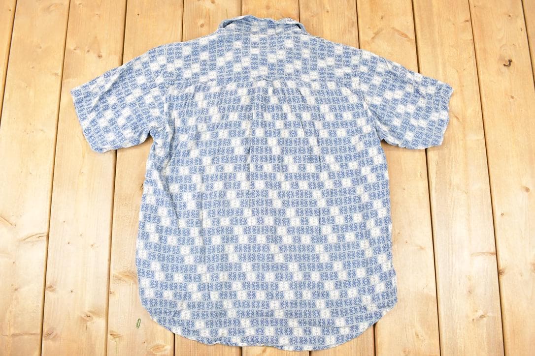 Vintage 1990s Wrangler Hero Silk Western Button Up Shirt Men's M