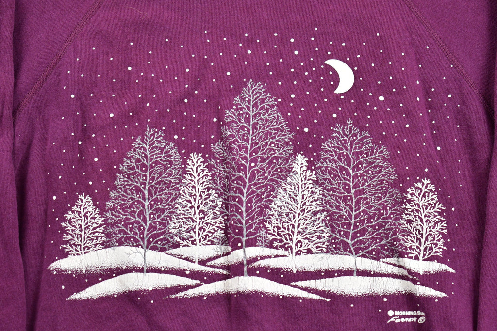 Vintage 1990s Cute Winter Theme Crewneck Sweater
